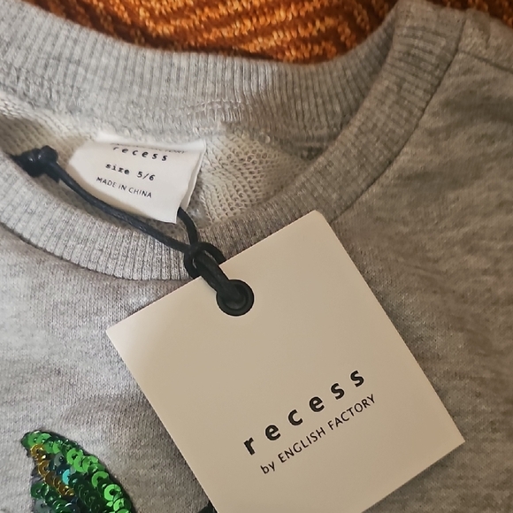 Recess By English Factory Kids Sweatshirt with Pineapple Design - Picture 2 of 6